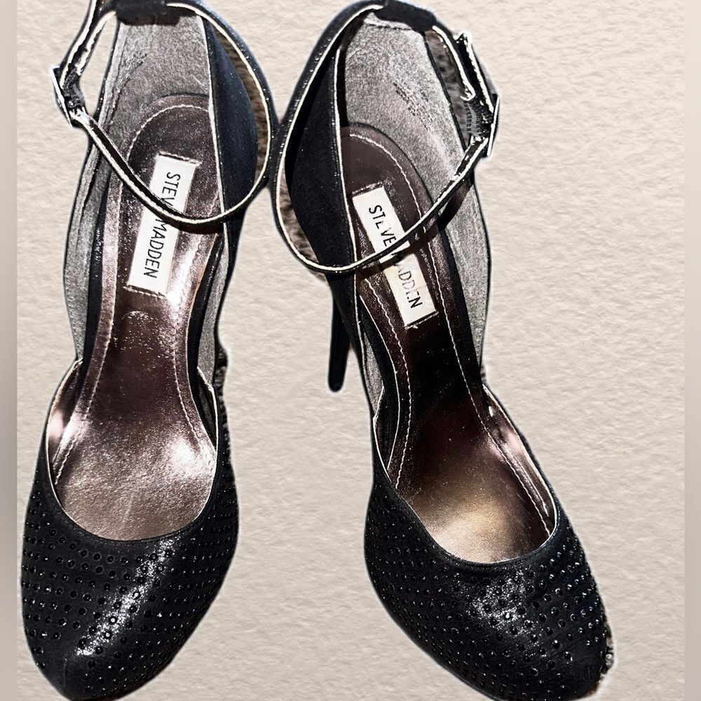 🖤 Steve madden rhinestone platforms size 9